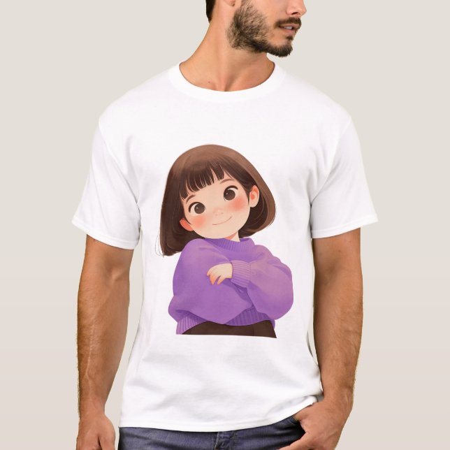Confident Girl Men's T - Shirt (Vorderseite)