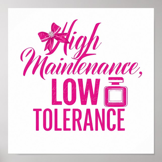 Confident High Standards Saying Poster (Vorne)