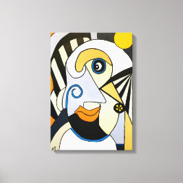 Confident Lady Stretched Canvas Print Leinwanddruck