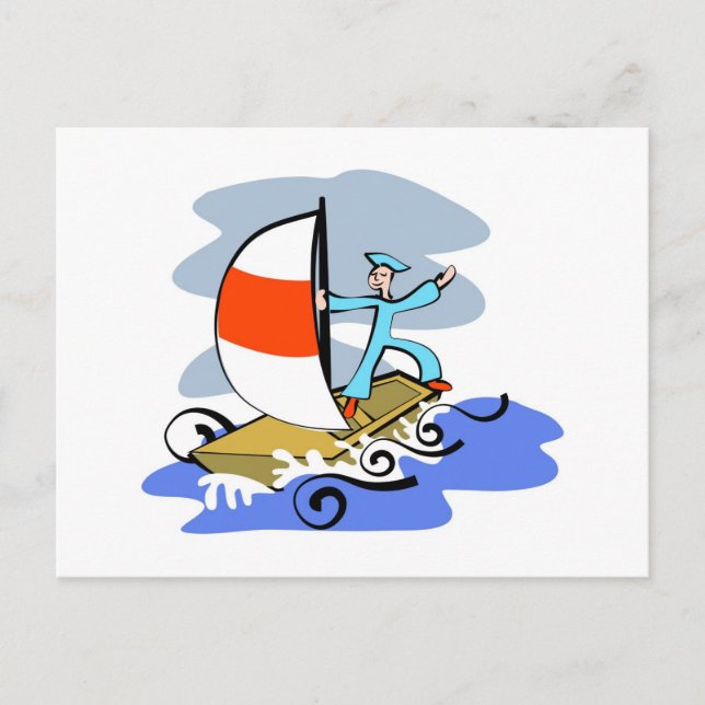 Confident Sailor Postkarte (Vorderseite)