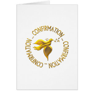 Confirmation en or et Holy Spirit