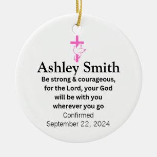 Confirmation Keramik Ornament Geschenke für Mädche