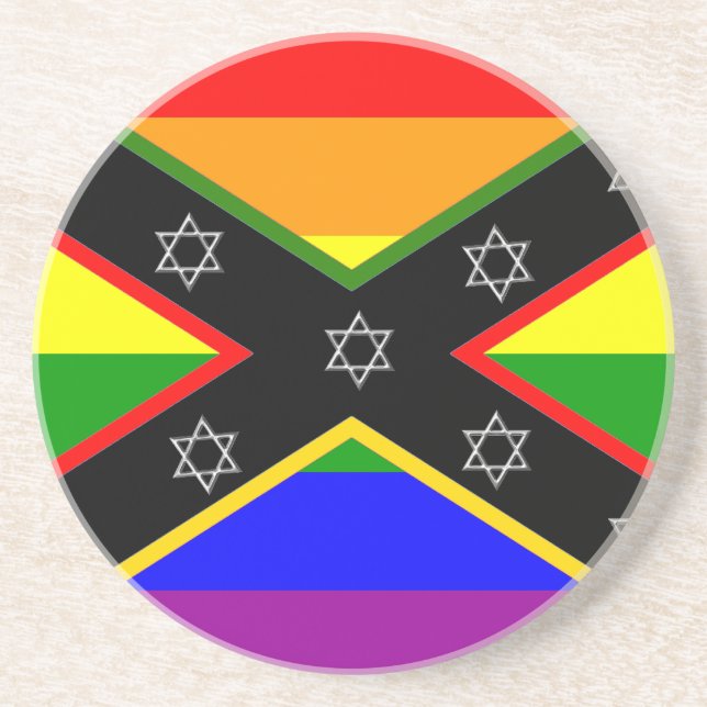 ConFlag Sandstein Untersetzer (Vorne)