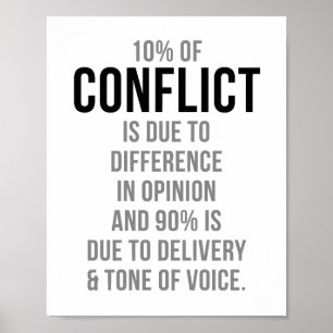 Conflict Quotes Poster