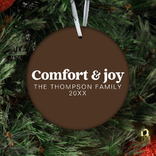 Confort & Joie Moderne minimaliste Noël Brown
