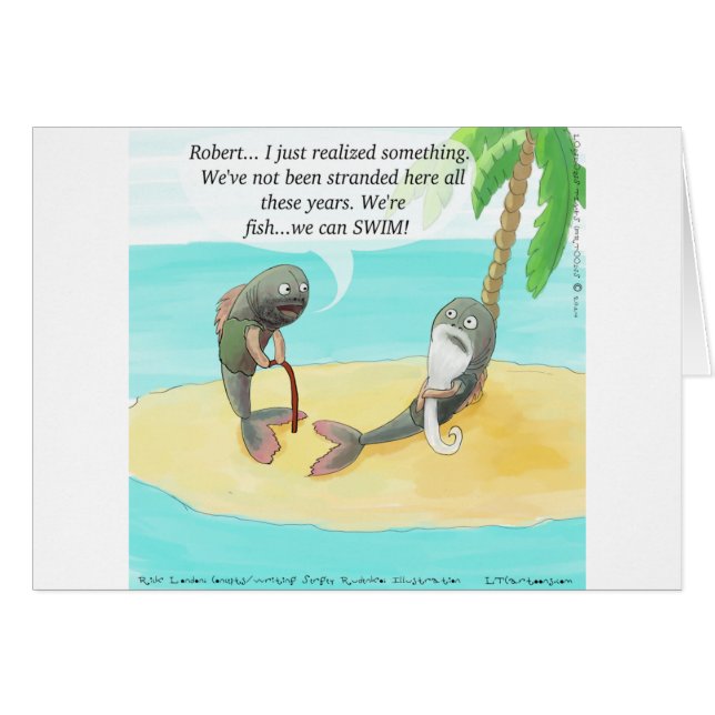 Confused Fish Funny (Vorderseite (Horizontal))