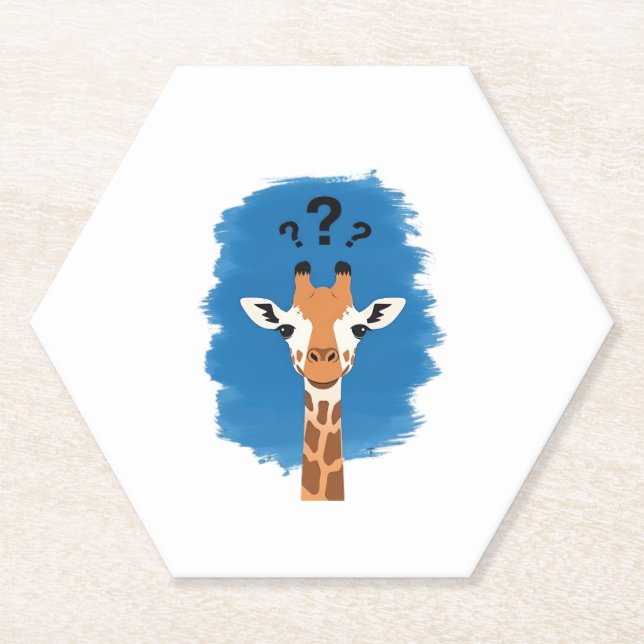 Confused Giraffe Classic T-Shirt_1 Untersetzer (Vorderseite)