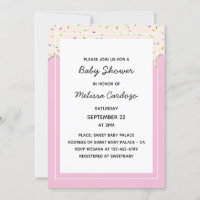 Confusion Chocolat Baby shower sucré Invitation