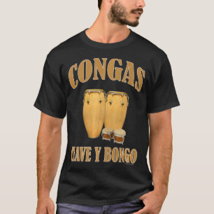 Conga Drums und Bongo Drums Schlagzeug Premium  T-Shirt