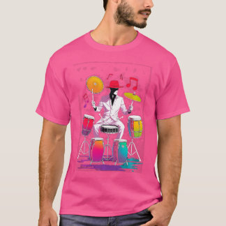 Conga Player Musician Drum Instrument Conga Drumme T-Shirt