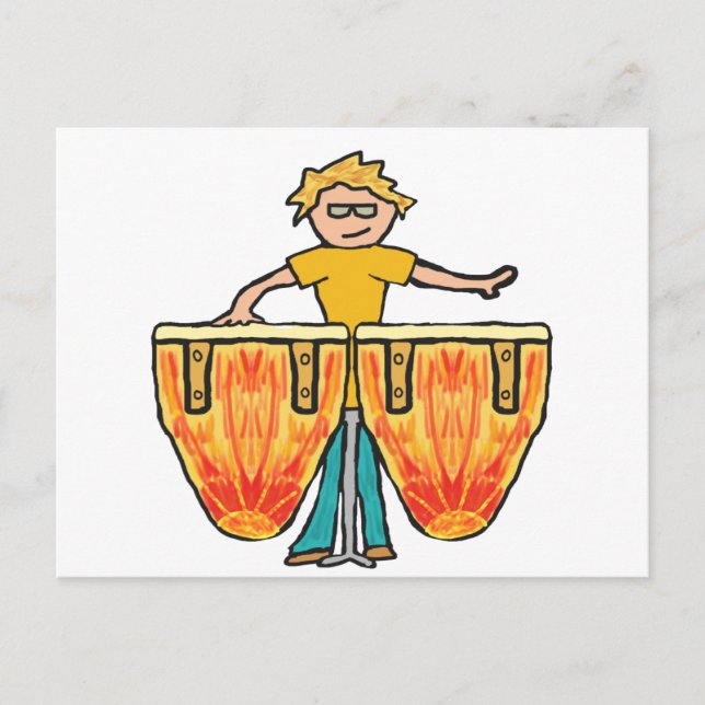 Conga Postkarte (Vorderseite)