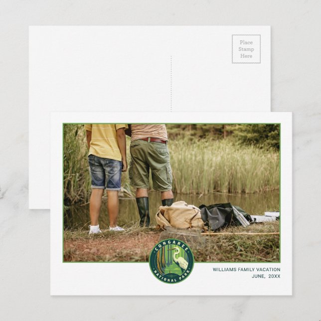 Congaree National Park Postkarte (Vorne/Hinten)