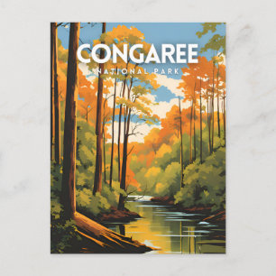 Congaree National Park Travel Postkarte