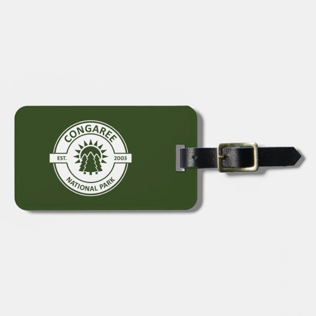 Congaree-Nationalpark Gepäckanhänger (Vorderseite horizontal)