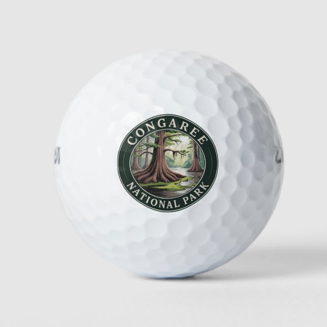 Congaree-Nationalpark Golfball (Vorderseite)