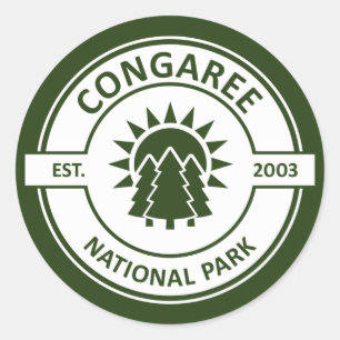 Congaree-Nationalpark Runder Aufkleber