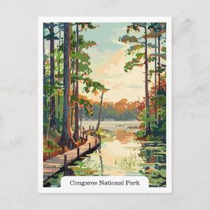 Congaree-Nationalpark USA Postkarte