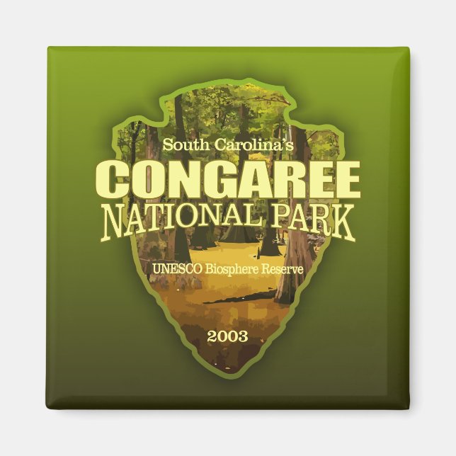 Congaree NP (Pfeilspitzen) Magnet (Vorne)