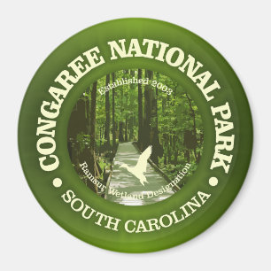 Congaree NP (rd) 2 Magnet