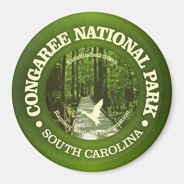 Congaree NP (rd) 2 Magnet (Vorne)