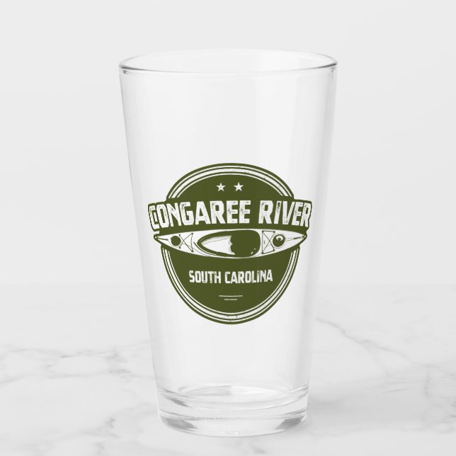 Congaree River South Carolina Kayaking Glas (Vorderseite)