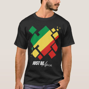 Congo-Brazzaville Cubed - T-shirt noir