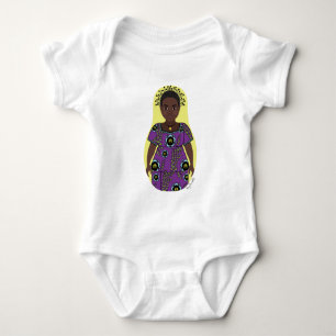 Congolese Matryoshka Baby Bodysuit Strampler