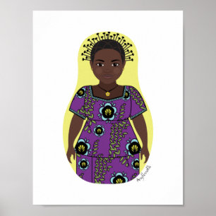 Congolese Matryoshka Poster