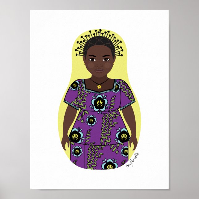 Congolese Matryoshka Poster (Vorne)