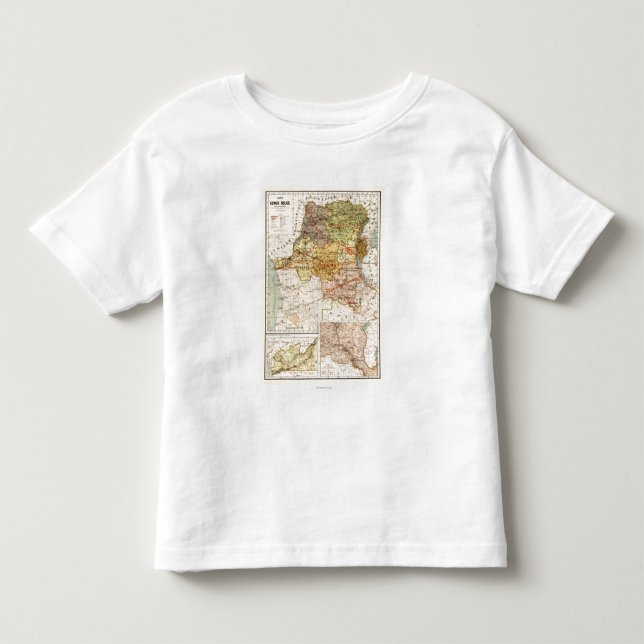 CongoPanoramic MapCongo Kleinkind T-shirt (Vorderseite)
