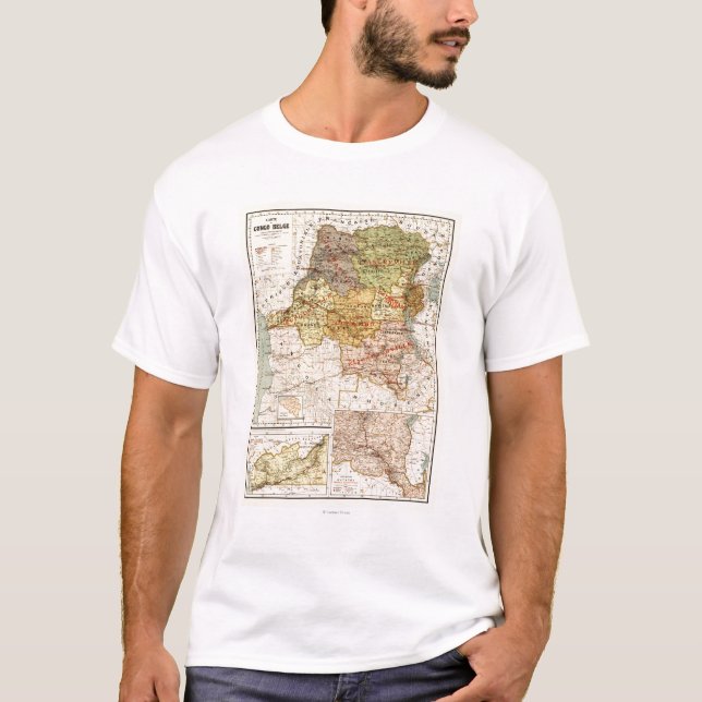 CongoPanoramic MapCongo T-Shirt (Vorderseite)