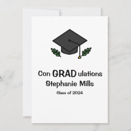 ConGRADlys Abschluss Student Card Feiertagskarte