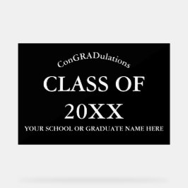 ConGRADulationen Acrylschild