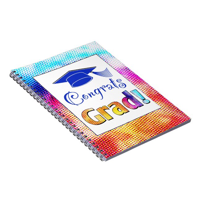 Congrats Grad Colors, Fun Notizblock (Rechte Seite)