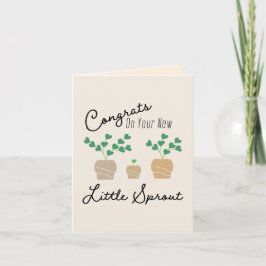 Congrats on Your New Little Sprout Baby