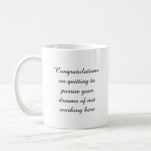 Congrats sur stopper la tasse de café (droitière)