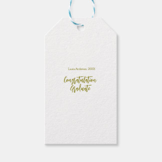 Congratulations graduate golden name class 20XX si Geschenkanhänger