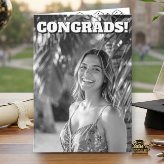 Congratulations Graduate! Photo and Poem Karte