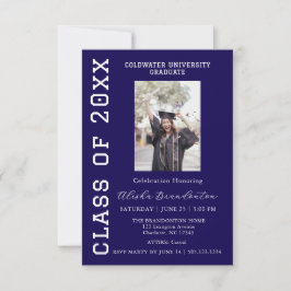 Congratulations Graduate Photo Party Invitation Einladung