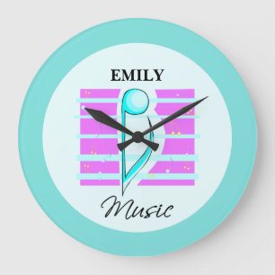 Congratulations Note, Musical Performance Große Wanduhr