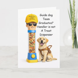 “Congratulations on Graduating as a Guide Dog Team Karte