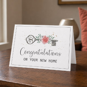 Congratulations on Your New Home Karte