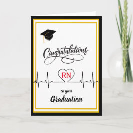 Congratulations to Nurse on their Graduation Karte