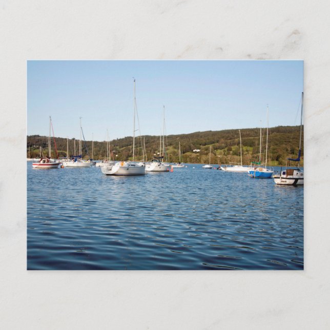 Coniston Water Cumbria England Postkarte (Vorderseite)