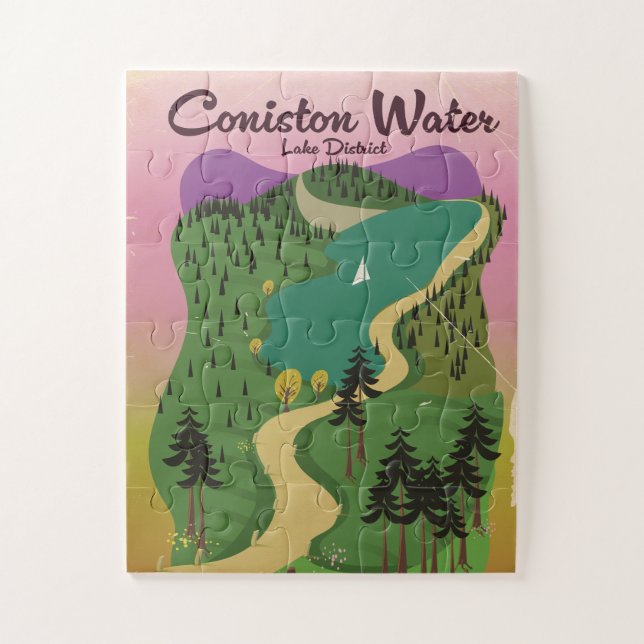 Coniston Water Lake District (Vertikal)