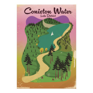 Coniston Water Lake District Fotodruck