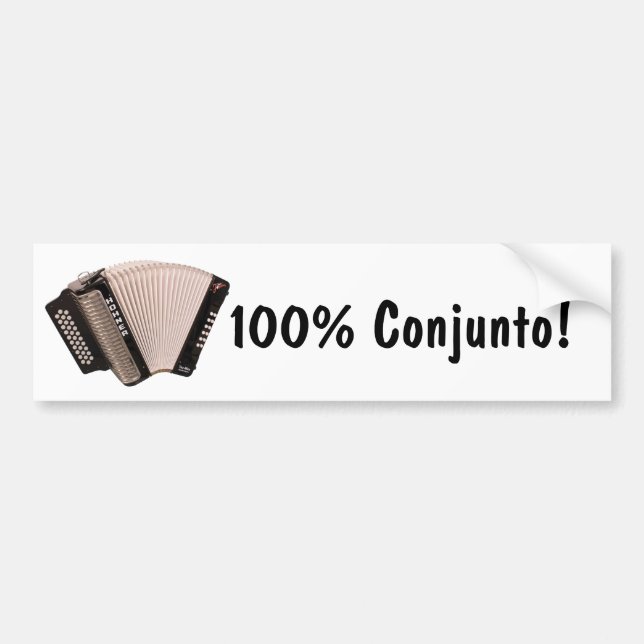 Conjunto ist Leben-Aufkleber Autoaufkleber (Vorne)