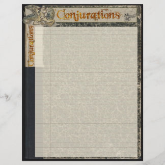 CONJURATIONS Papier de l'Assistant