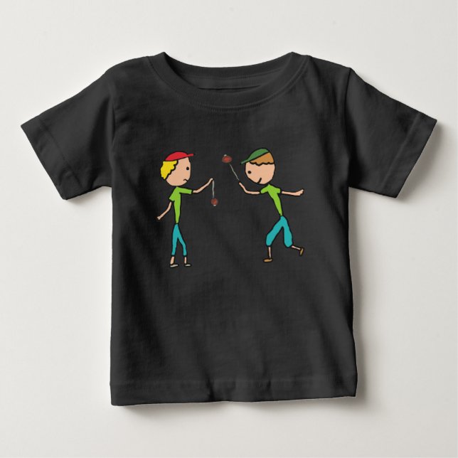 Conkers spielen baby t-shirt (Vorderseite)