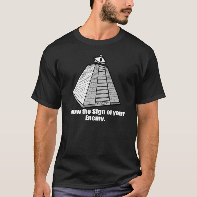 Connaissez les signes de votre ennemi - T-shirt (Devant)